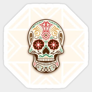 Mexico, Skull Sticker